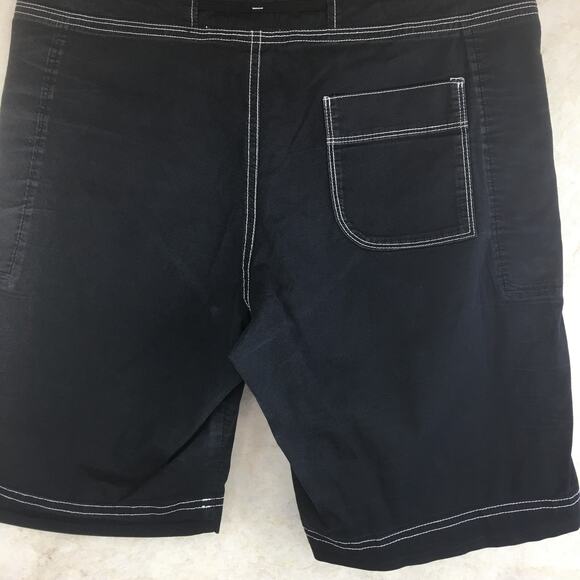 Aspire Vintage Double Stritch Black Shorts  Men's Size Small - Picture 2 of 13
